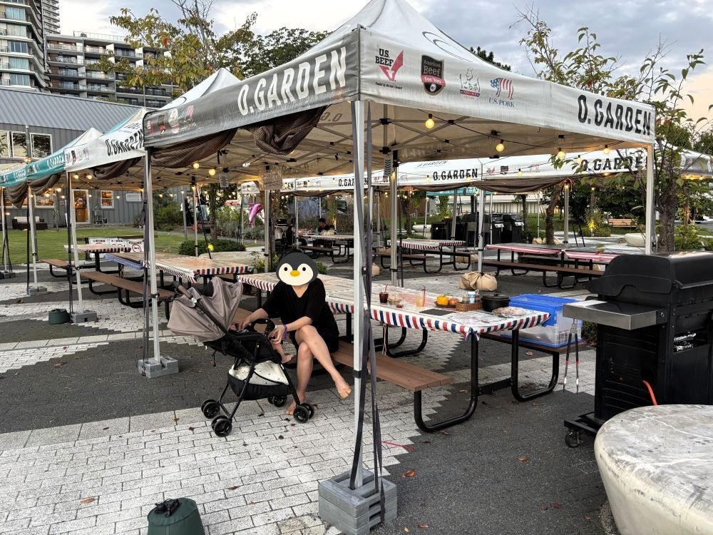 「O.GARDEN GRILL」の様子